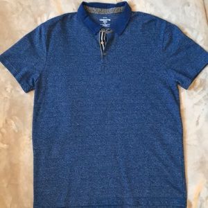 NWOT Claiborne blue short sleeve shirt